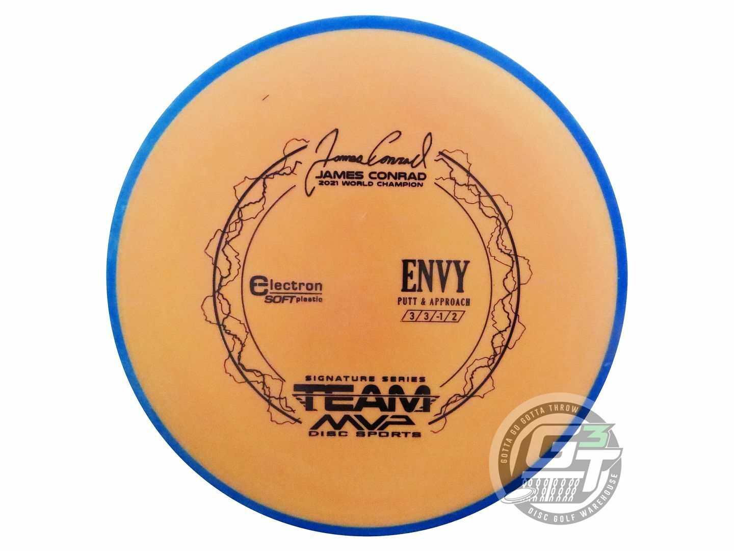 Axiom Electron Soft Envy [James Conrad 1X] Putter Golf Disc (Individually Listed)