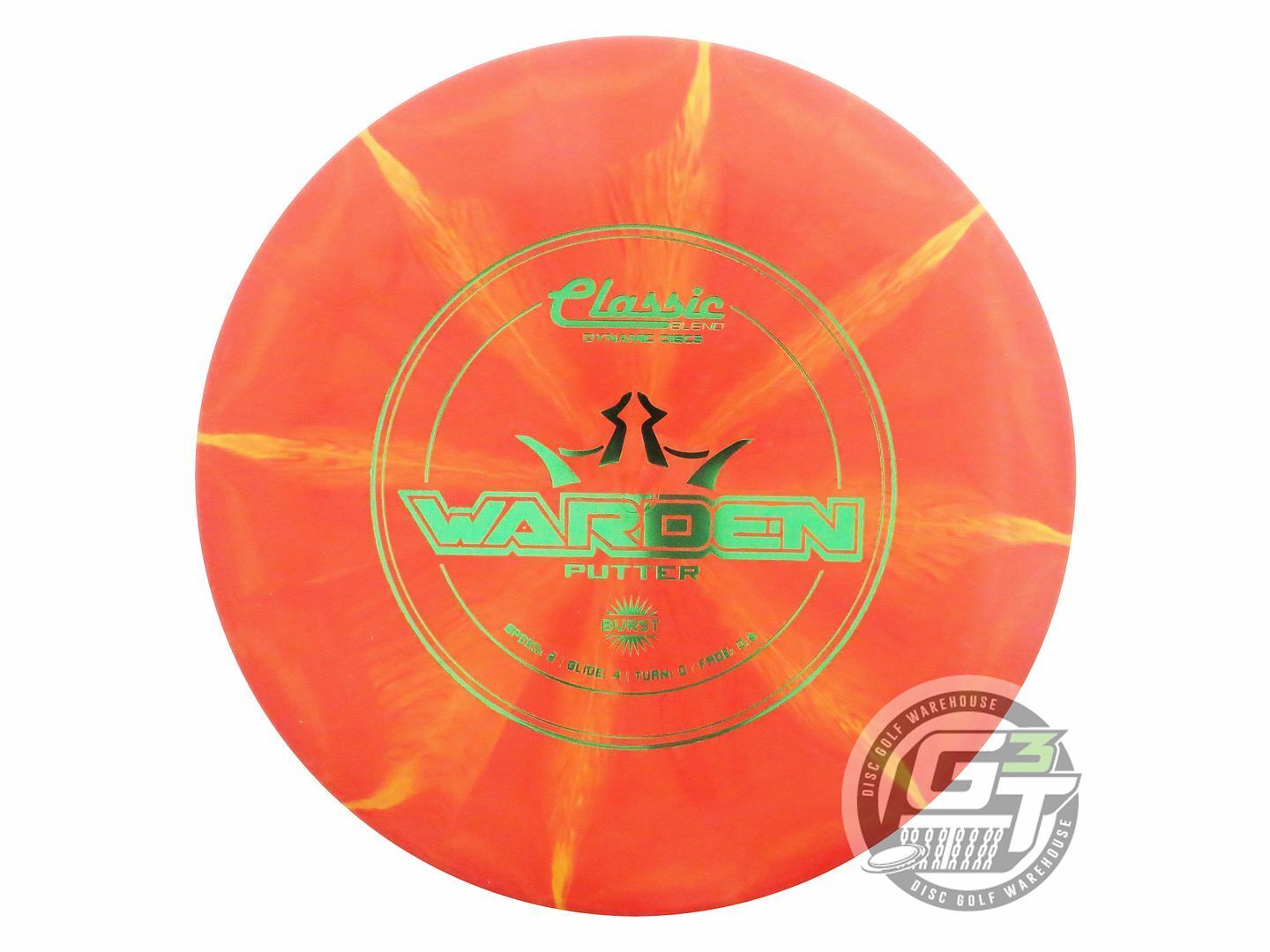 Dynamic Discs Classic Blend Burst Warden Putter Golf Disc (Individually Listed)