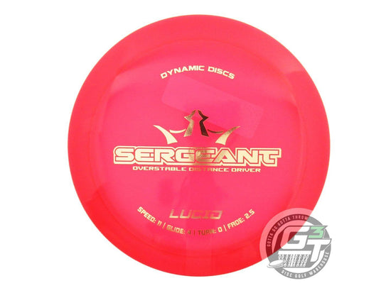 Dynamic Discs Lucid Sergeant Distance Driver Golf Disc (Individually Listed)