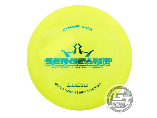 Dynamic Discs Lucid Sergeant Distance Driver Golf Disc (Individually Listed)