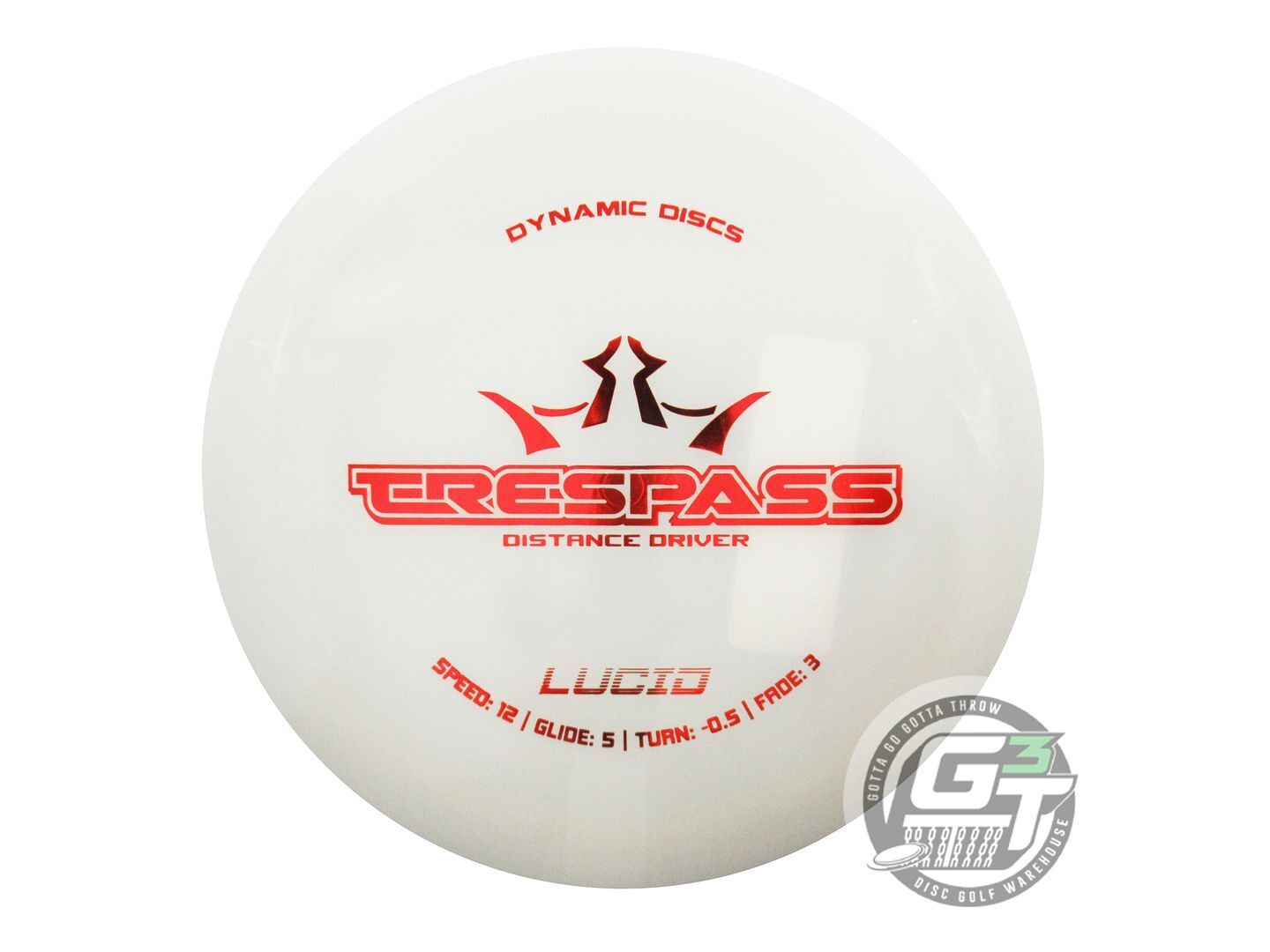 Dynamic Discs Lucid Trespass Distance Driver Golf Disc (Individually Listed)