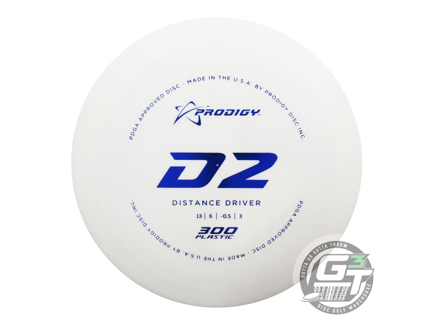 Prodigy 300 Series D2 Distance Driver Golf Disc (Individually Listed)