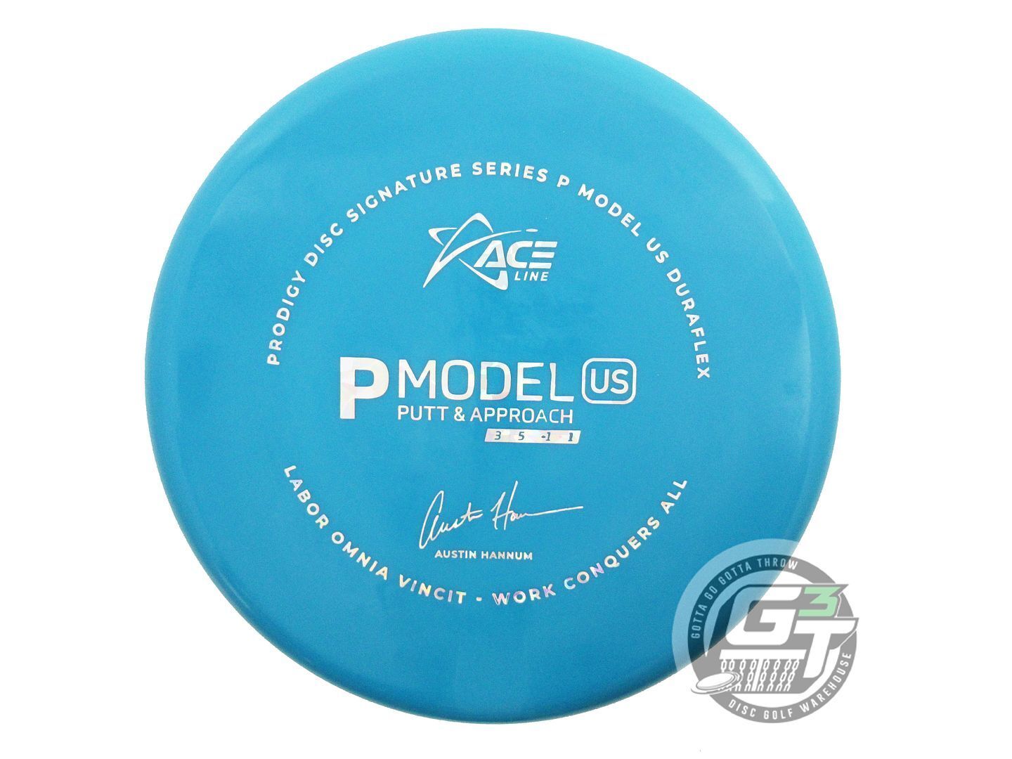 Prodigy Limited Edition 2022 Signature Series Austin Hannum Ace Line DuraFlex P Model US Putter Golf Disc (Individually Listed)