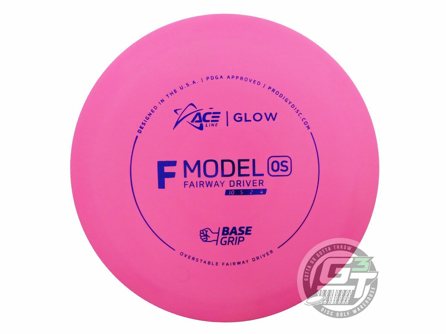 Prodigy Ace Line Glow Base Grip F Model OS Fairway Driver Golf Disc (Individually Listed)