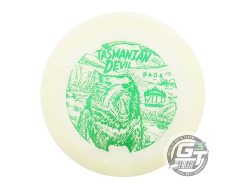 Wild Discs Nuclear Glow Tasmanian Devil Fairway Driver Golf Disc (Individually Listed)