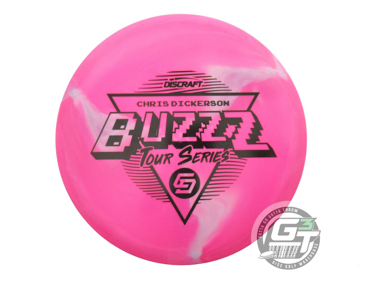 Discraft Limited Edition 2022 Tour Series Chris Dickerson Swirl ESP Buzzz Midrange Golf Disc (Individually Listed)