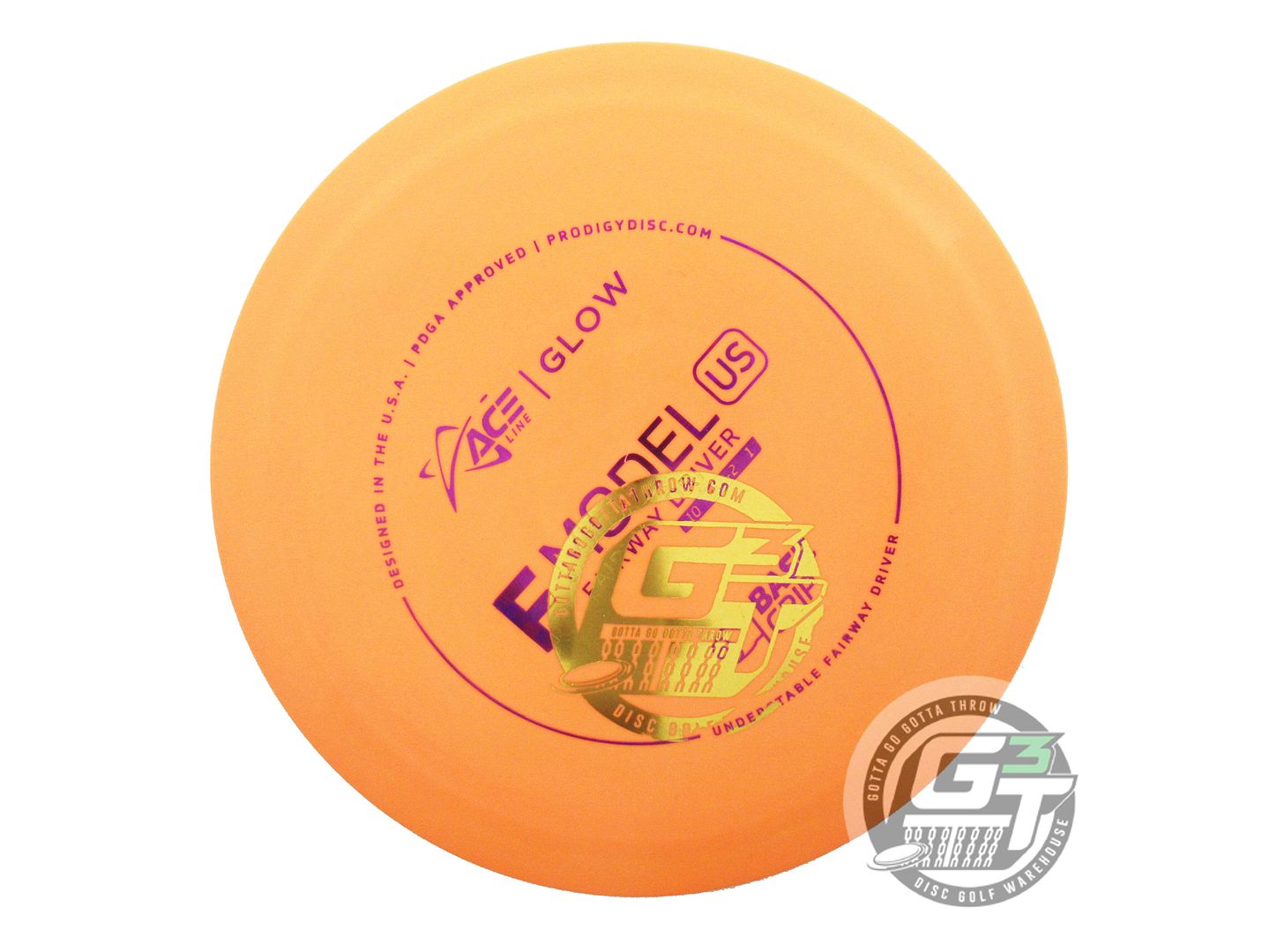 Prodigy Factory Second Ace Line Glow Base Grip F Model US Fairway Driver Golf Disc (Individually Listed)