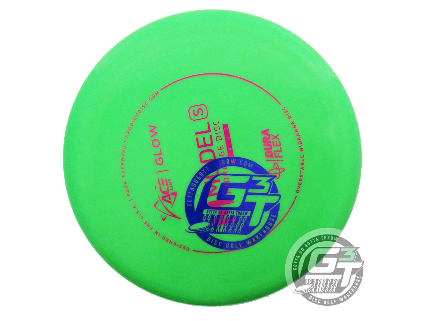 Prodigy Factory Second Ace Line Glow DuraFlex M Model S Golf Disc (Individually Listed)