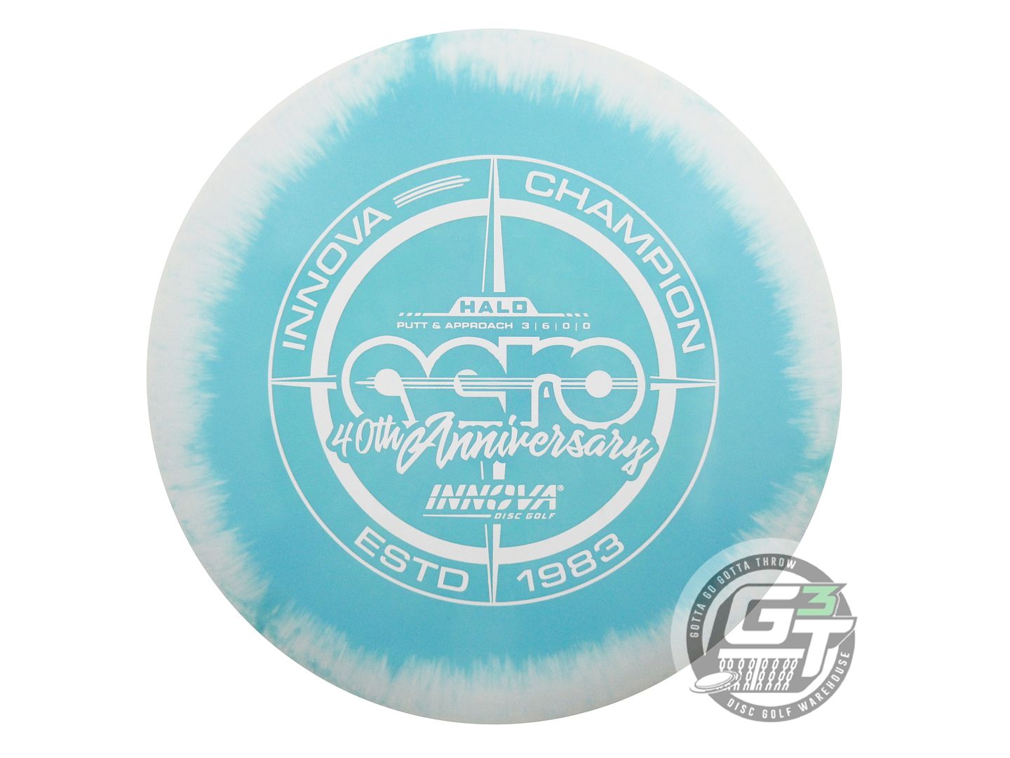 Innova Limited Edition 40th Anniversary Halo Star Aero Putter Golf Disc (Individually Listed)