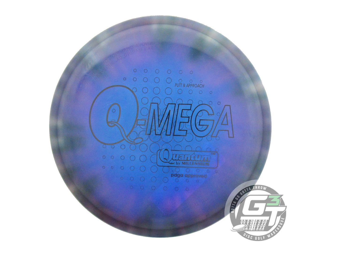 Millennium Tie-Dye Quantum Omega Putter Golf Disc (2-Ring San Marino) (Individually Listed)