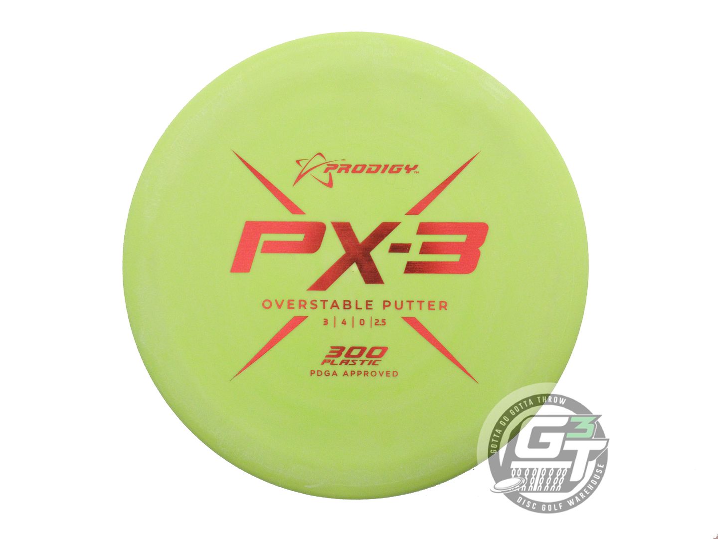 Prodigy 300 Series PX3 Putter Golf Disc (Individually Listed)