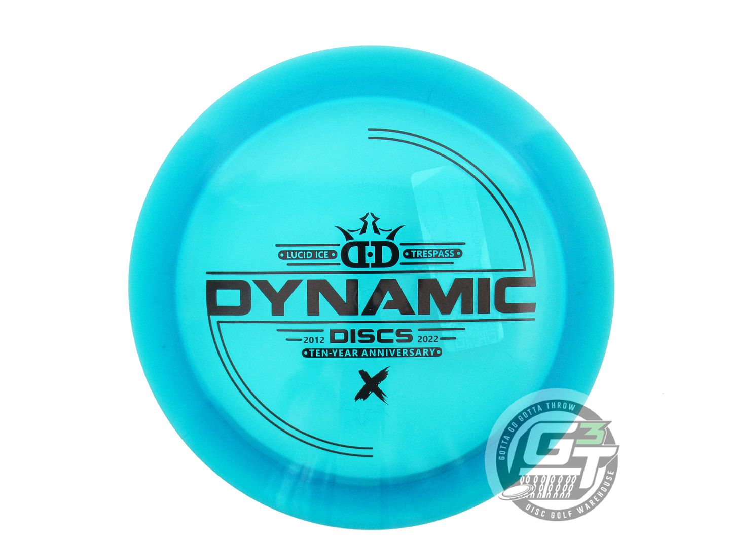 Dynamic Discs Limited Edition 10-Year Anniversary Lucid Ice Trespass Distance Driver Golf Disc (Individually Listed)
