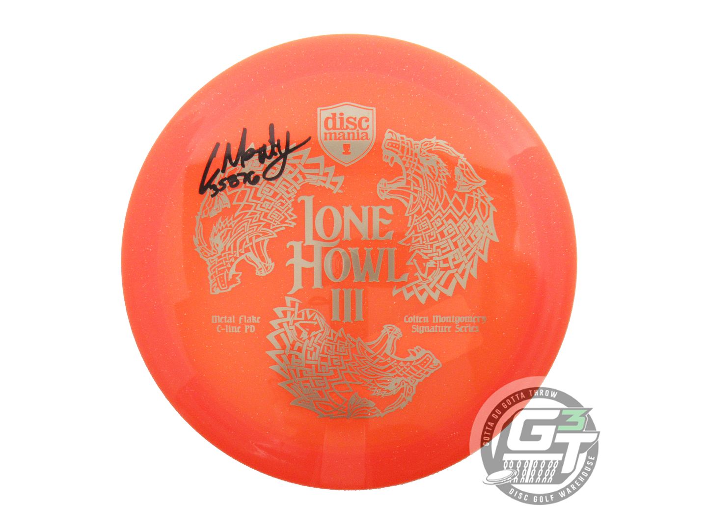 Discmania Limited Edition Signature Slam Signature Stamp Colten Montgomery Lone Howl III Metal Flake C-Line PD Power Driver Distance Driver Golf Disc (Individually Listed)