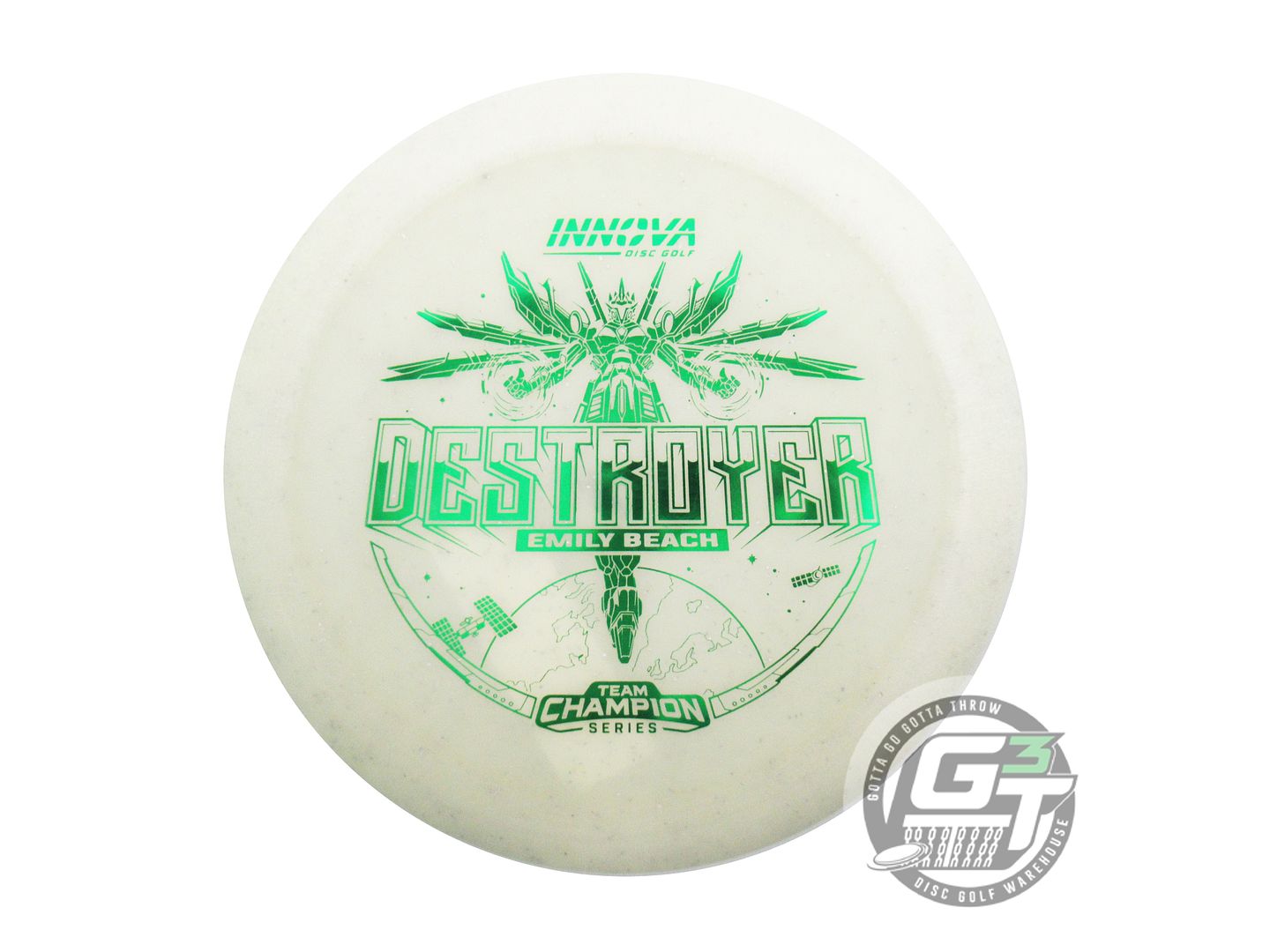 Innova Limited Edition 2023 Tour Series Emily Beach Color Glow Metal Flake Champion Destroyer Distance Driver Golf Disc (Individually Listed)