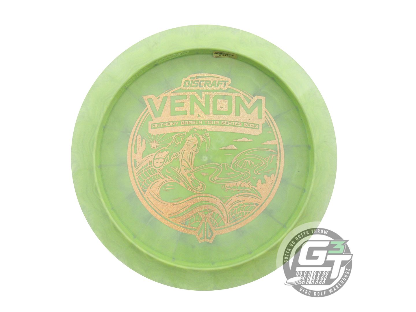 Discraft Limited Edition 2023 Tour Series Anthony Barela Understamp Swirl ESP Venom Distance Driver Golf Disc (Individually Listed)