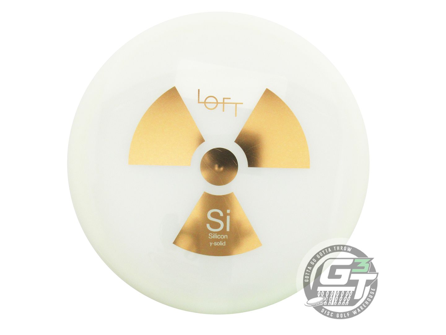 Loft Discs Gamma Solid Glow Silicon Midrange Golf Disc (Individually Listed)