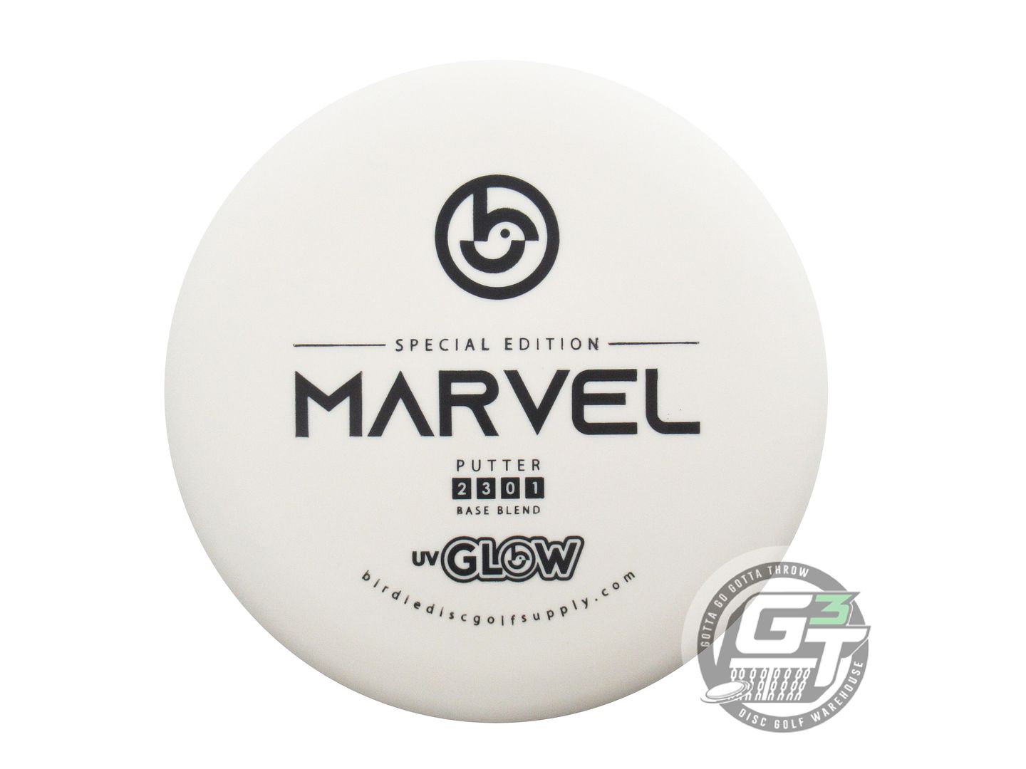 Birdie Special Edition UV Glow Base Blend Marvel Putter Golf Disc (Individually Listed)
