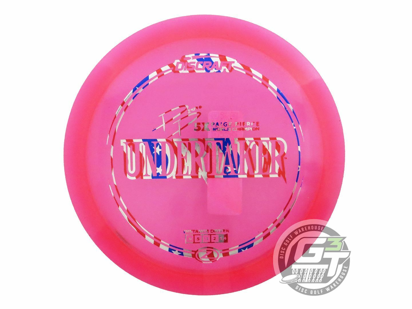 Discraft Elite Z Undertaker [Paige Pierce 5X] Distance Driver Golf Disc (Individually Listed)