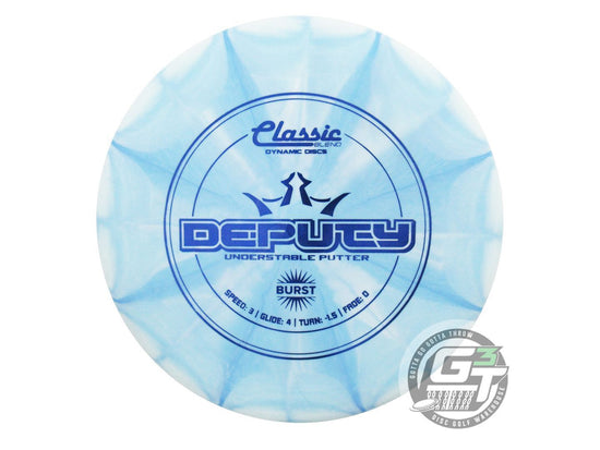 Dynamic Discs Classic Blend Burst Deputy Putter Golf Disc (Individually Listed)