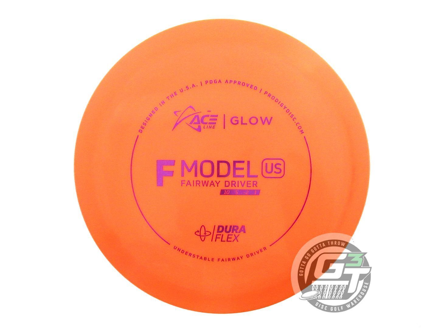 Prodigy Ace Line Glow DuraFlex F Model US Fairway Driver Golf Disc (Individually Listed)