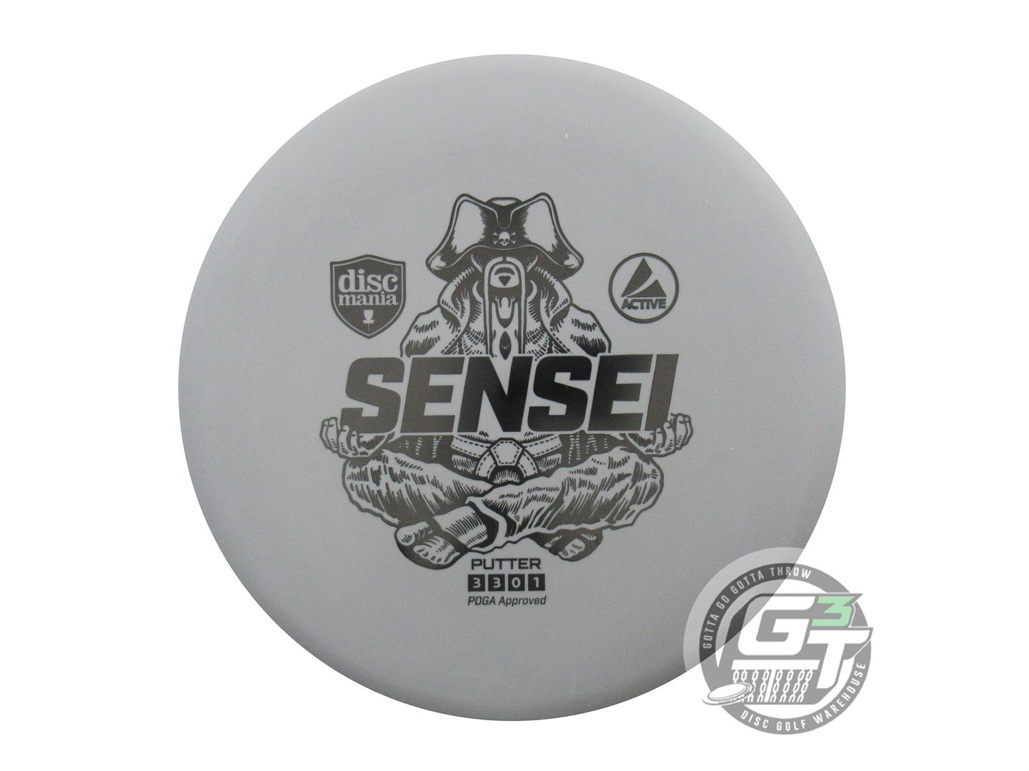 Discmania Limited Edition Pirate Sensei Stamp Active Base Sensei Putter Golf Disc (Individually Listed)