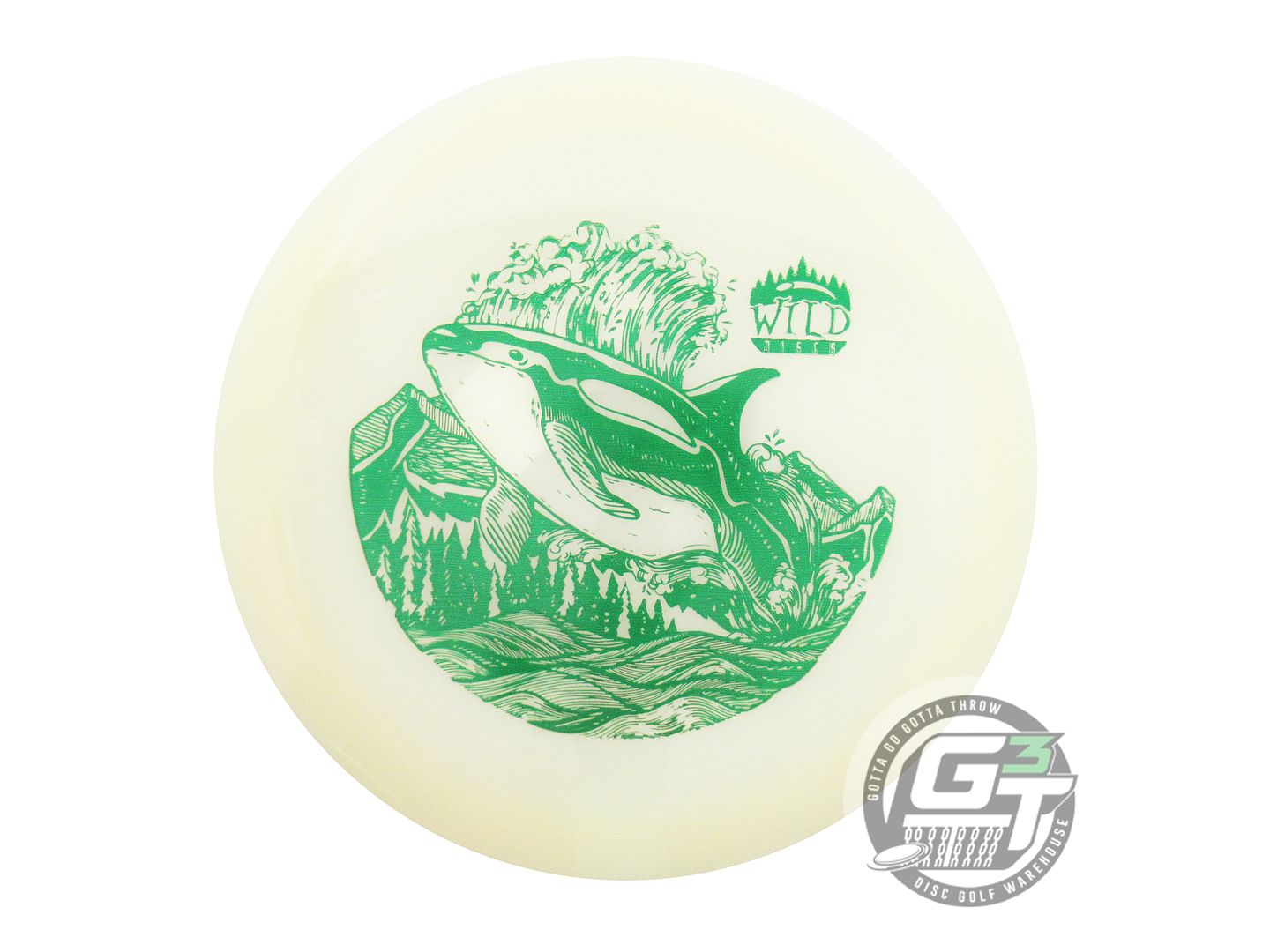 Wild Discs Limited Edition Orca October Stamp Nuclear Glow Tasmanian Devil Fairway Driver Golf Disc (Individually Listed)