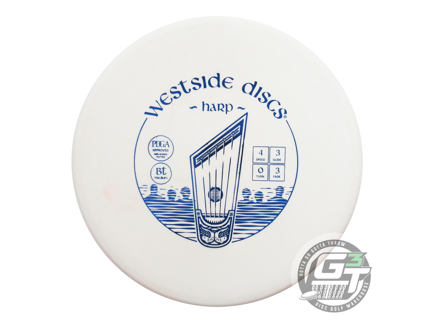 Westside BT Medium Harp Putter Golf Disc (Individually Listed)