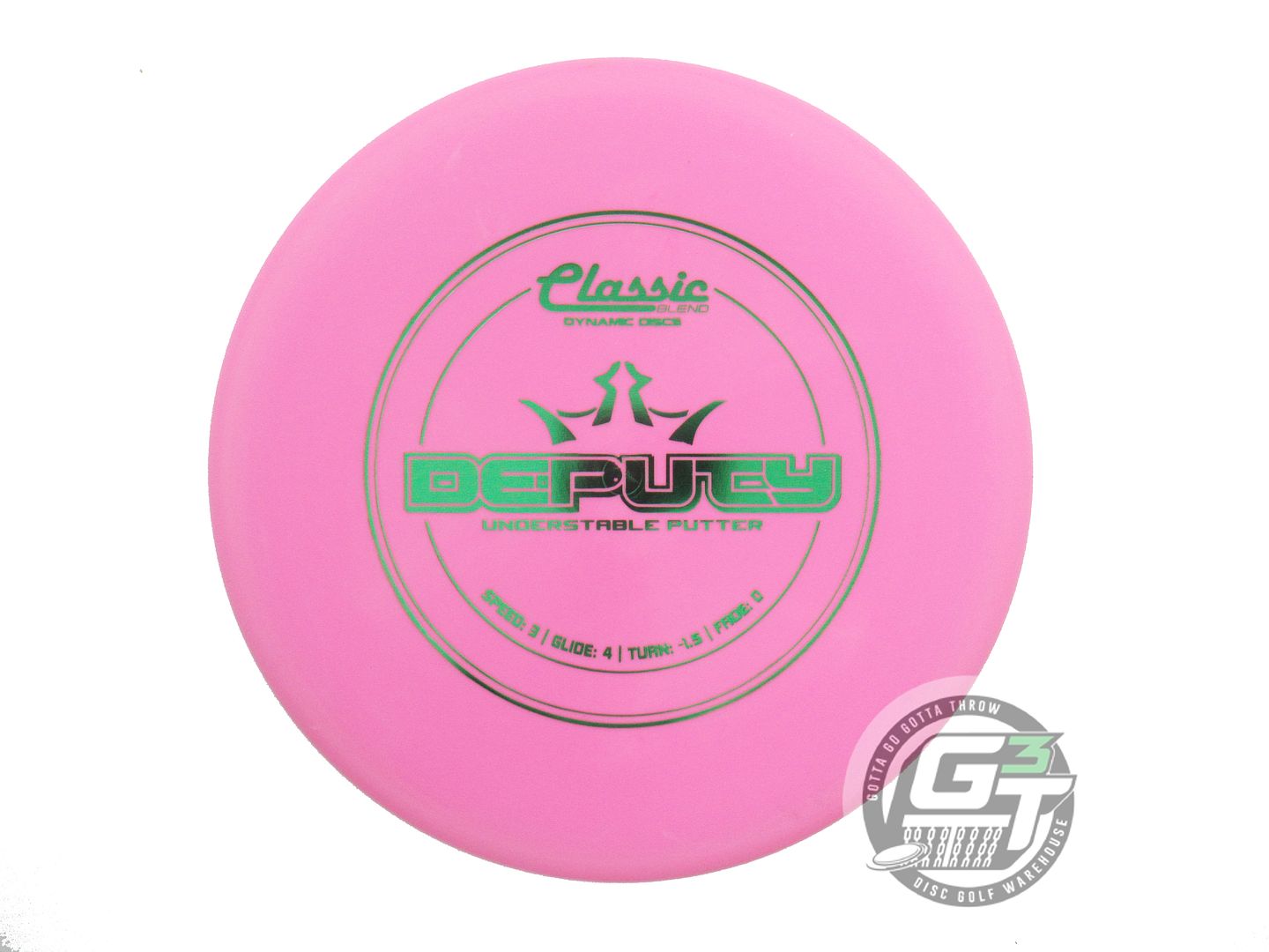Dynamic Discs Classic Blend Deputy Putter Golf Disc (Individually Listed)