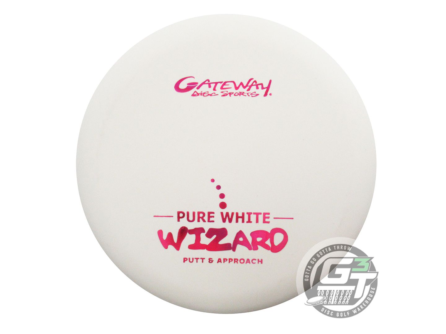 Gateway Pure White Wizard Putter Golf Disc (Individually Listed)