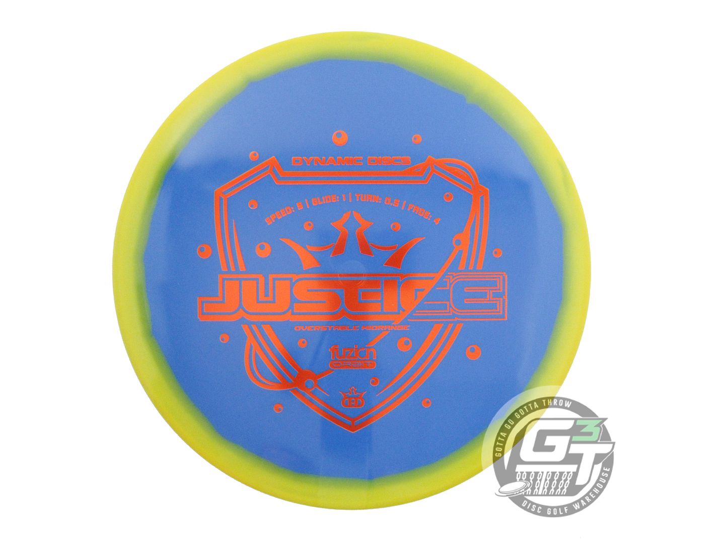 Dynamic Discs Fuzion Orbit Justice Midrange Golf Disc (Individually Listed)