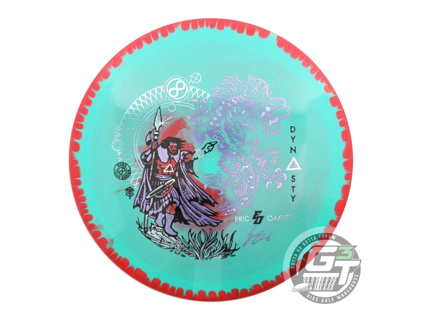 Infinite Discs Limited Edition 2023 Signature Eric Oakley Halo S-Blend Dynasty Fairway Driver Golf Disc (Individually Listed)