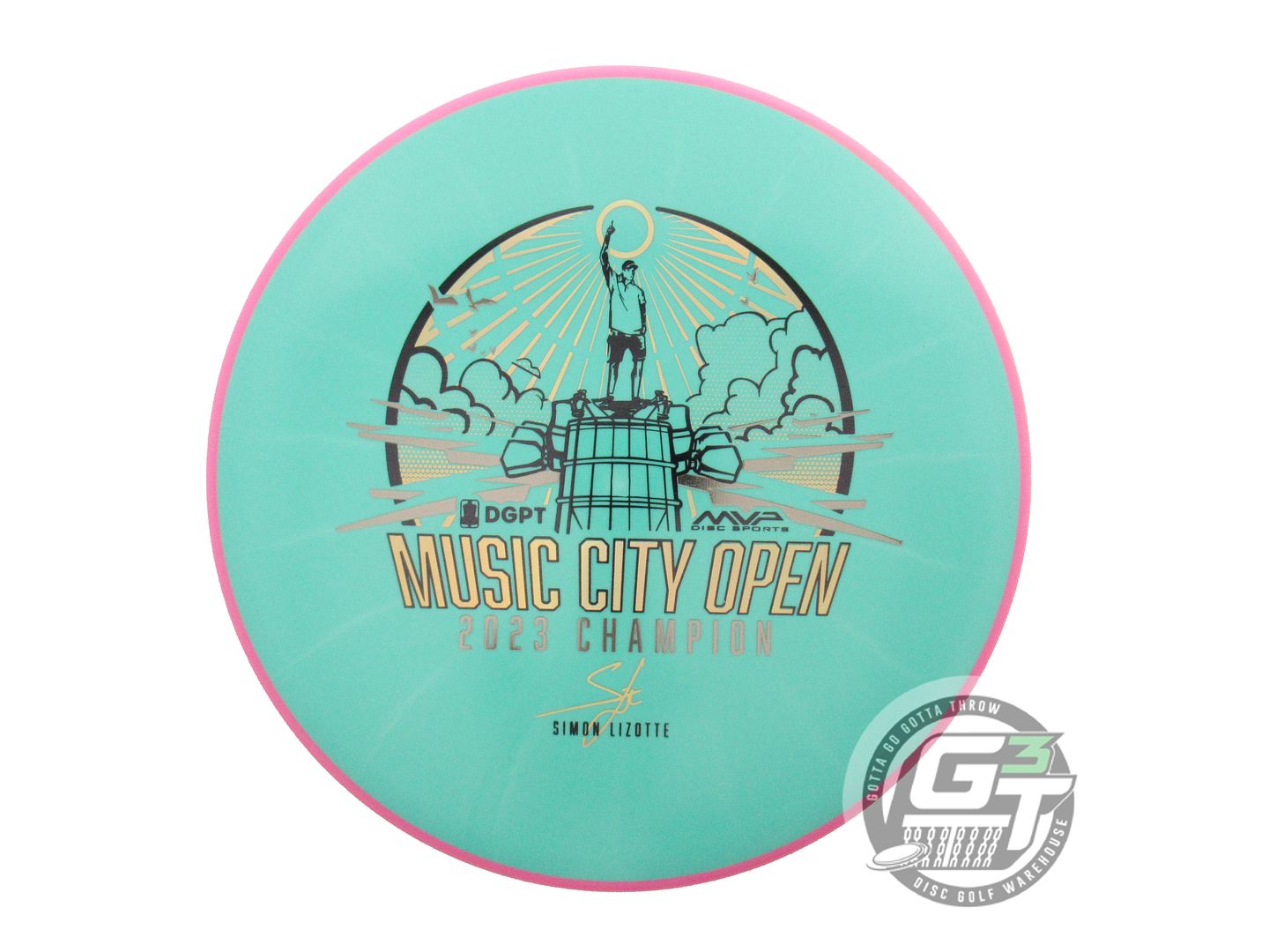 Axiom Limited Edition Simon Lizotte 2023 Music City Open Champion Edition Fission Proxy Putter Golf Disc (Individually Listed)