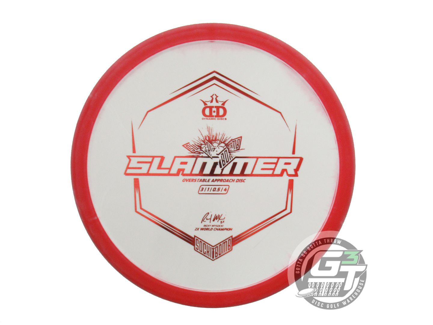 Dynamic Discs Limited Edition Ricky Wysocki Ignite Stamp V3 Supreme Classic Orbit Sockibomb Slammer Putter Golf Disc (Individually Listed)