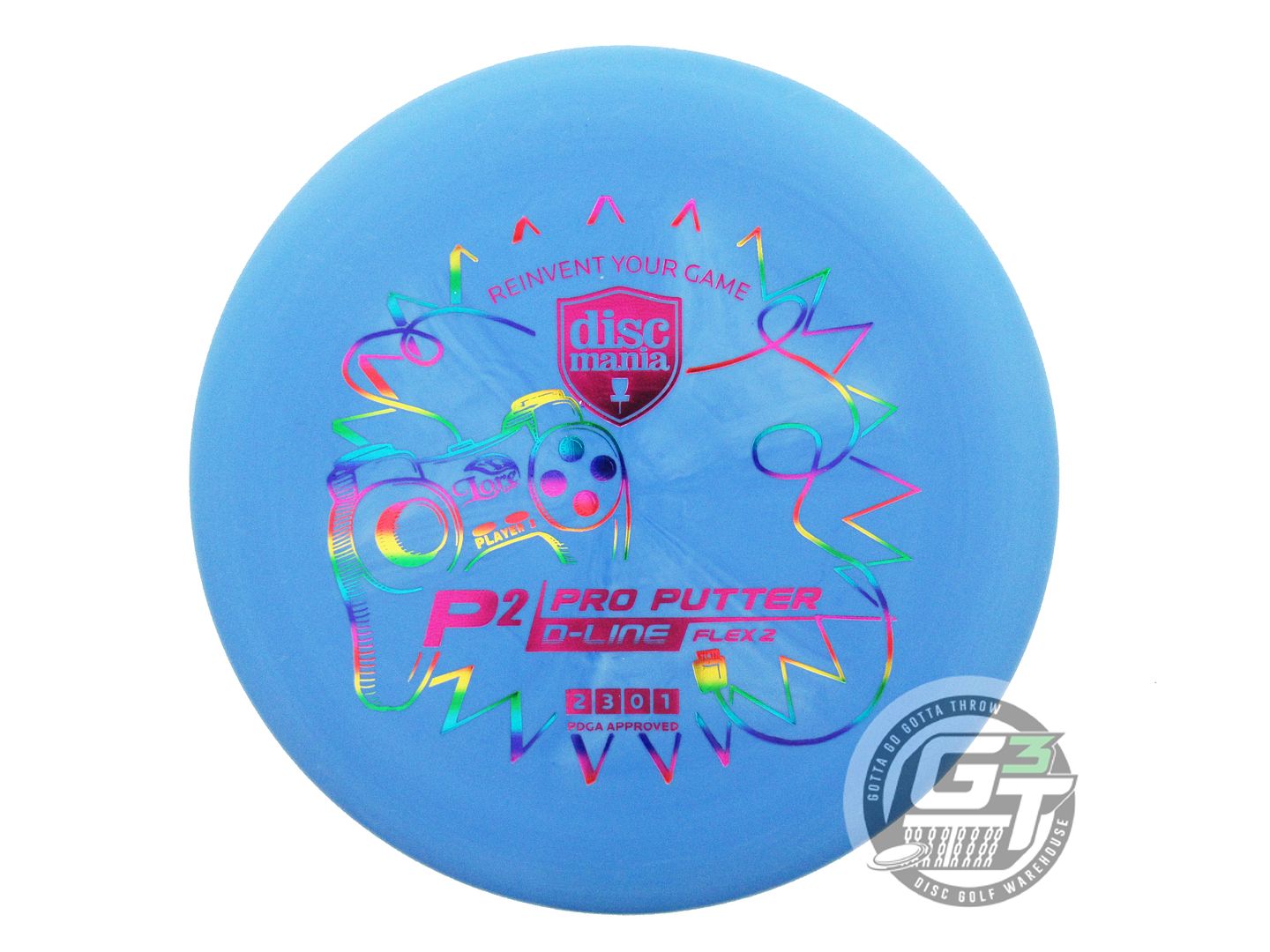 Discmania Limited Edition Lore Controller Originals D-Line Flex 2 P2 Pro Putter Golf Disc (Individually Listed)