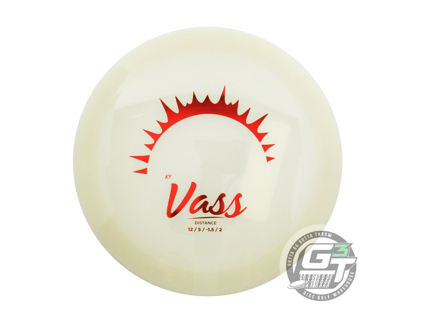 Kastaplast Glow K1 Vass Distance Driver Golf Disc (Individually Listed)