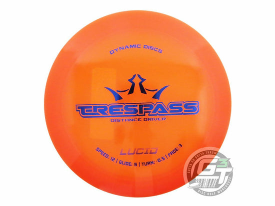 Dynamic Discs Lucid Trespass Distance Driver Golf Disc (Individually Listed)