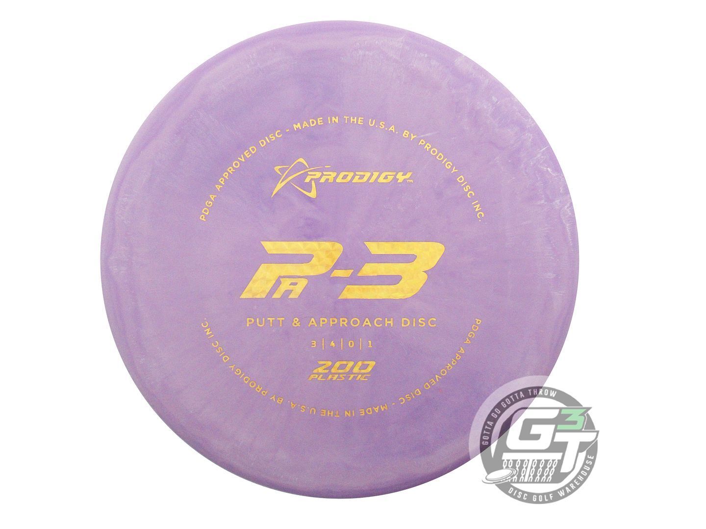 Prodigy 200 Series PA3 Putter Golf Disc (Individually Listed)