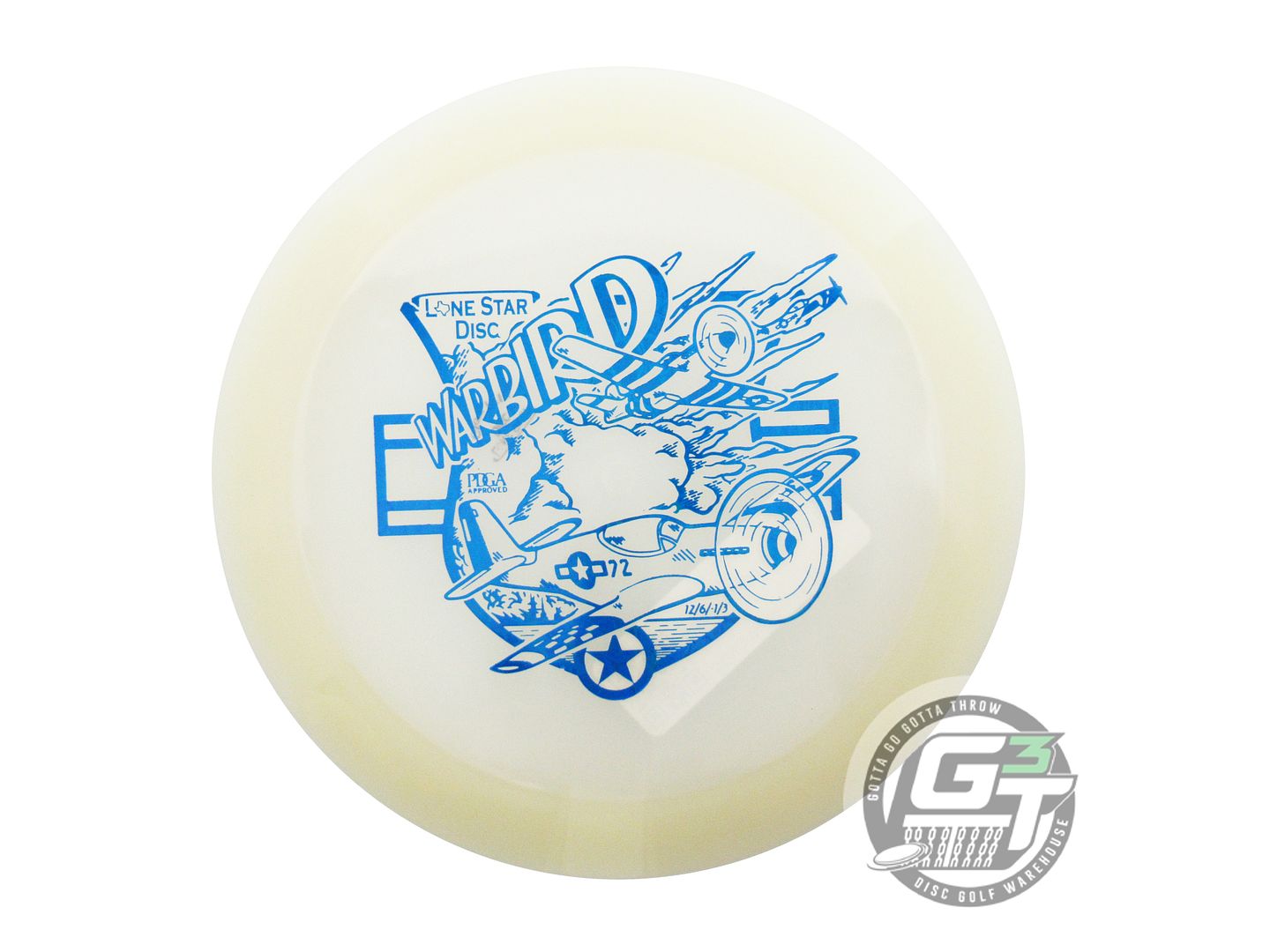 Lone Star Artist Series Glow Warbird Distance Driver Golf Disc (Individually Listed)