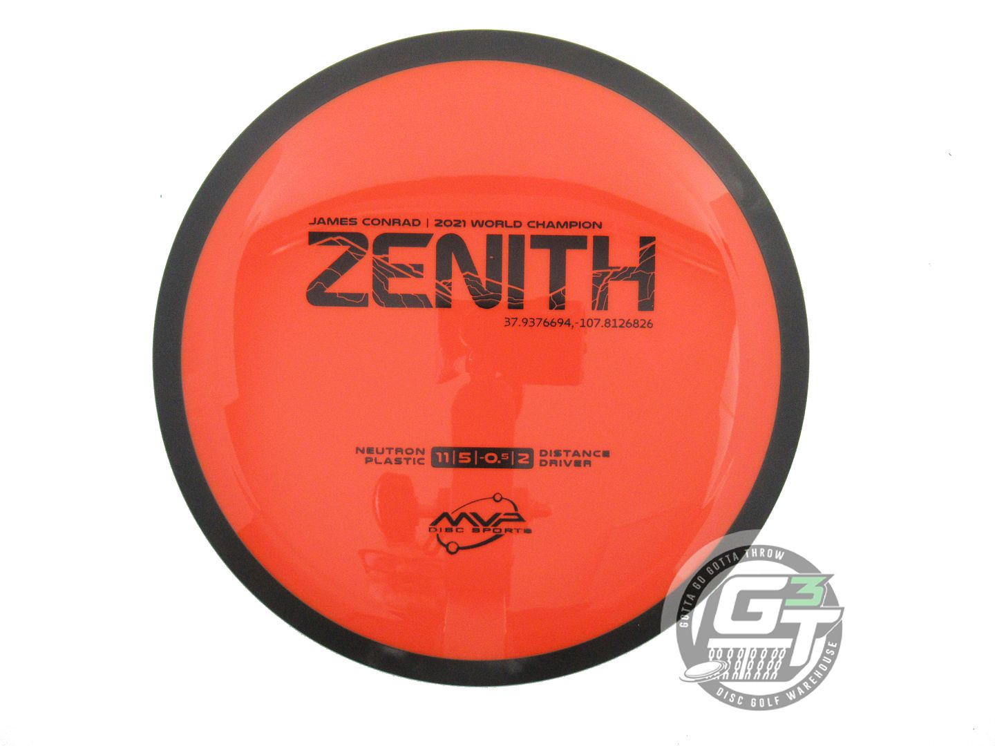 MVP Neutron Zenith [James Conrad 1X] Distance Driver Golf Disc (Individually Listed)