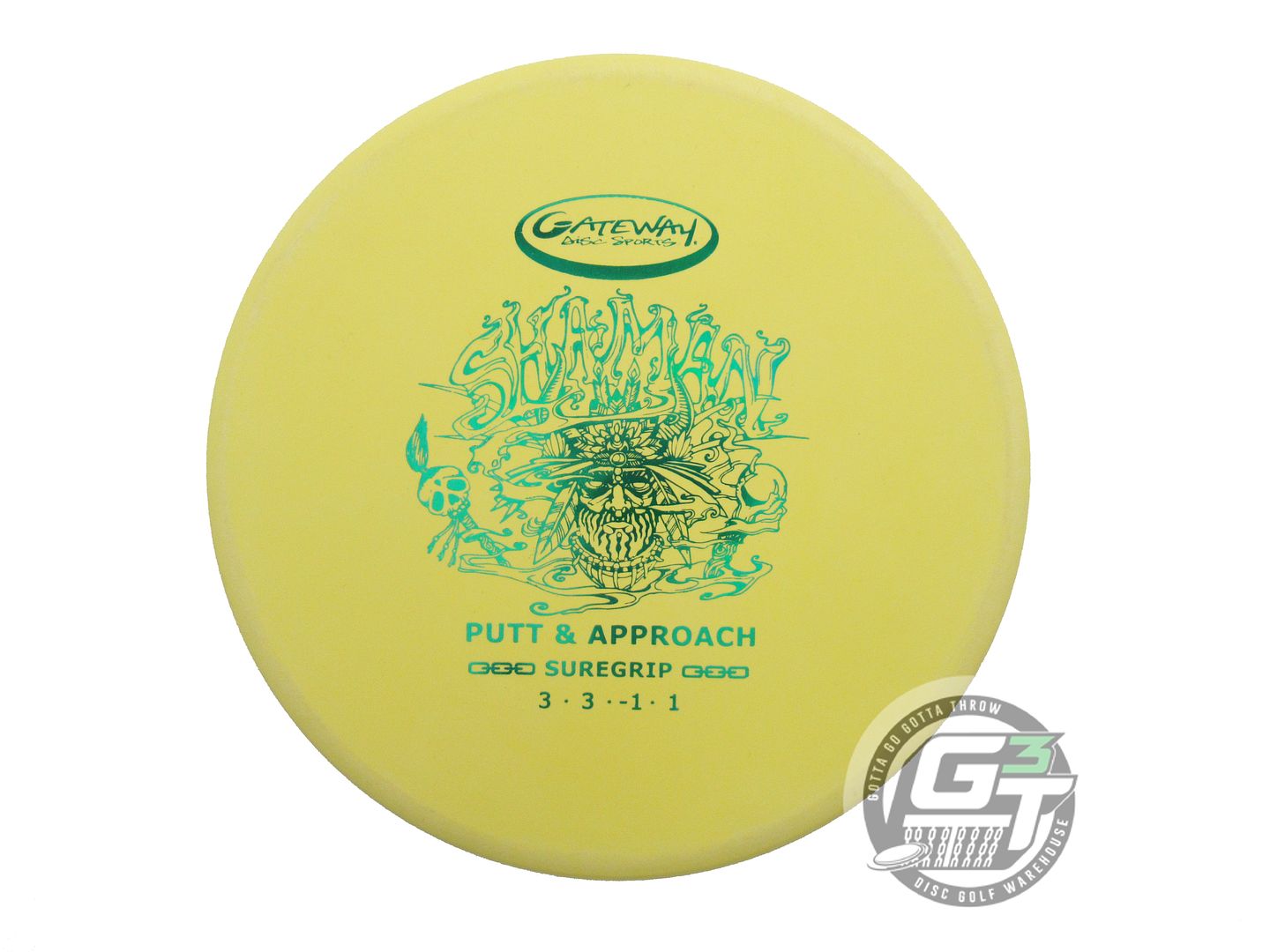Gateway Sure Grip Soft Shaman Putter Golf Disc (Individually Listed)