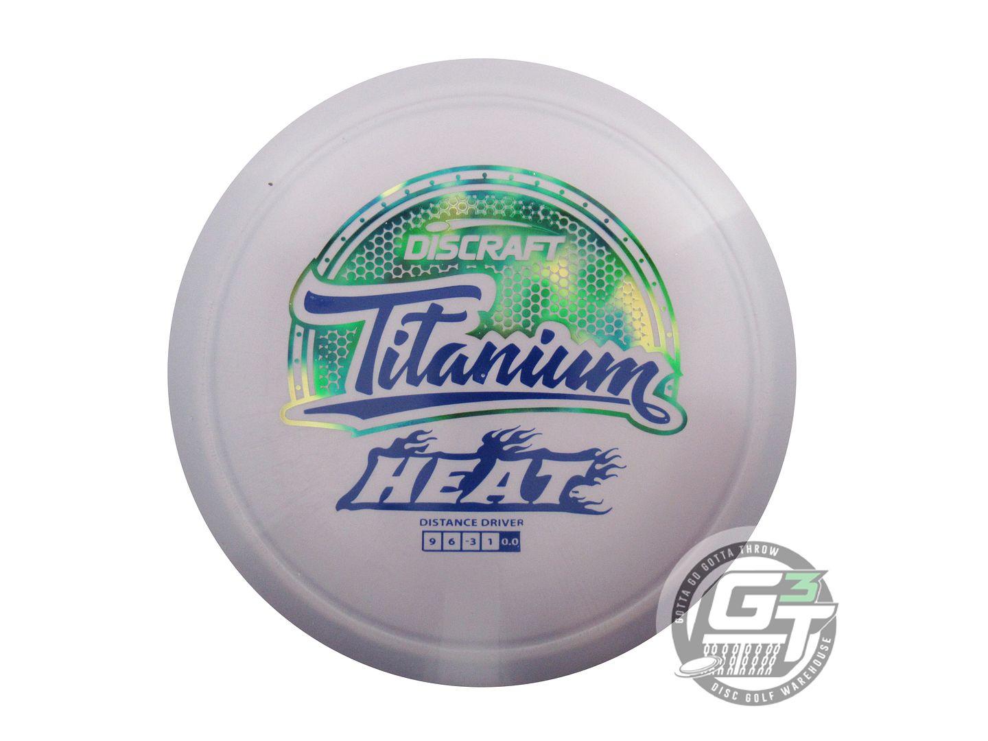 Discraft Titanium Heat Distance Driver Golf Disc (Individually Listed)