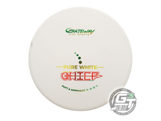 Gateway Pure White Chief Putter Golf Disc (Individually Listed)