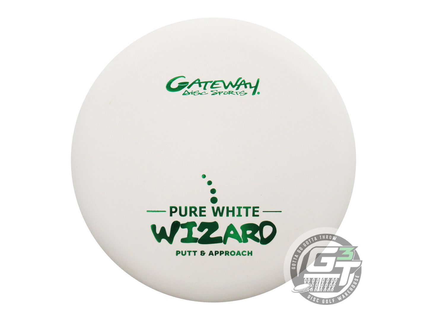 Gateway Pure White Wizard Putter Golf Disc (Individually Listed)