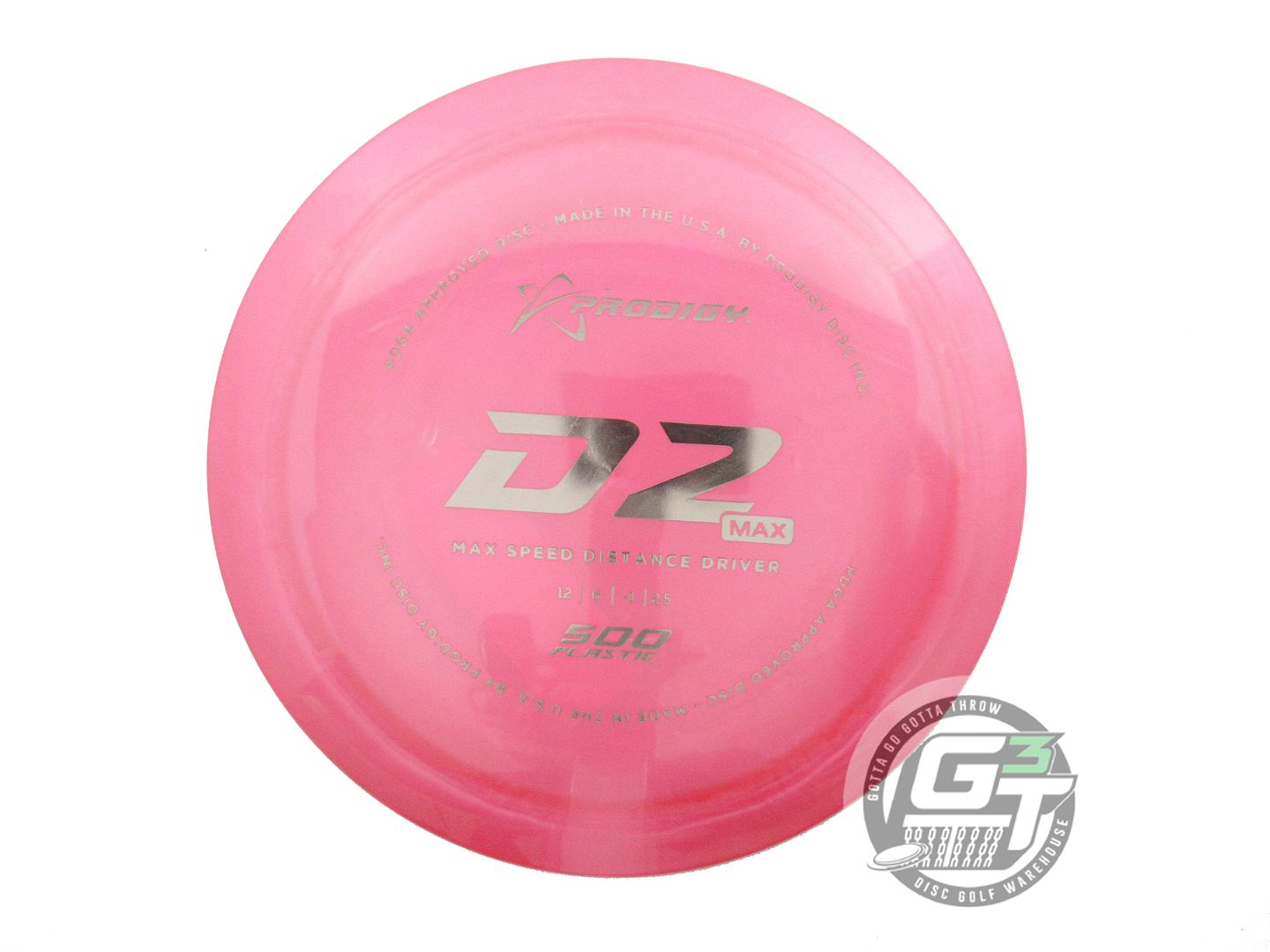 Prodigy 500 Series D2 Max Distance Driver Golf Disc (Individually Listed)