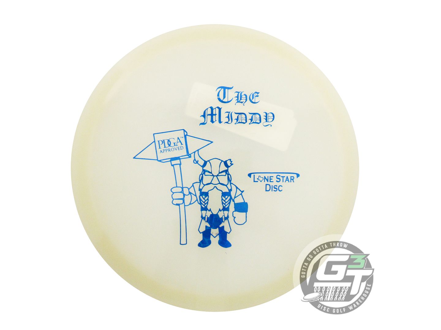 Lone Star Artist Series Glow Bravo The Middy Midrange Golf Disc (Individually Listed)