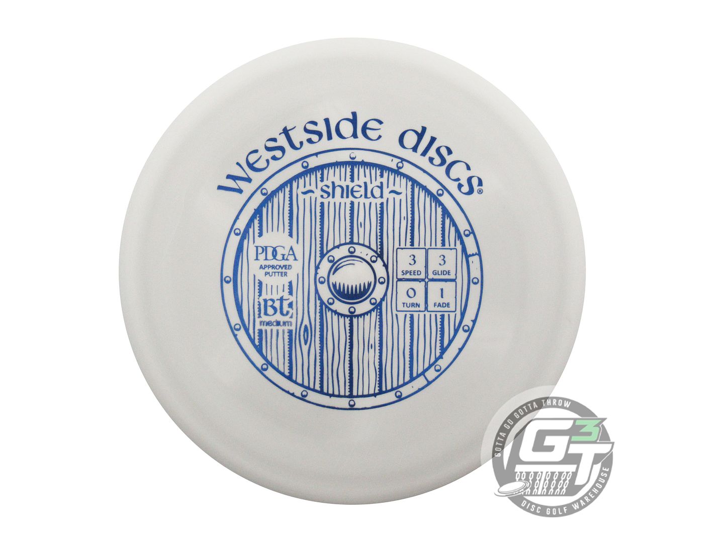 Westside BT Medium Shield Putter Golf Disc (Individually Listed)