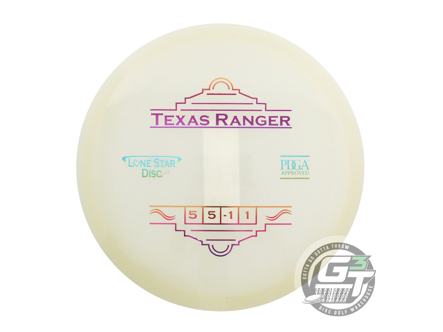 Lone Star Glow Bravo Texas Ranger Midrange Golf Disc (Individually Listed)