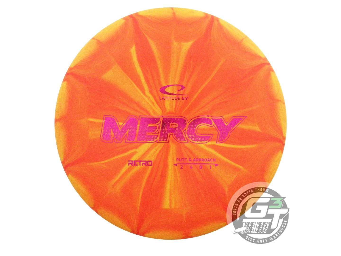 Latitude 64 Retro Burst Mercy Putter Golf Disc (Individually Listed)