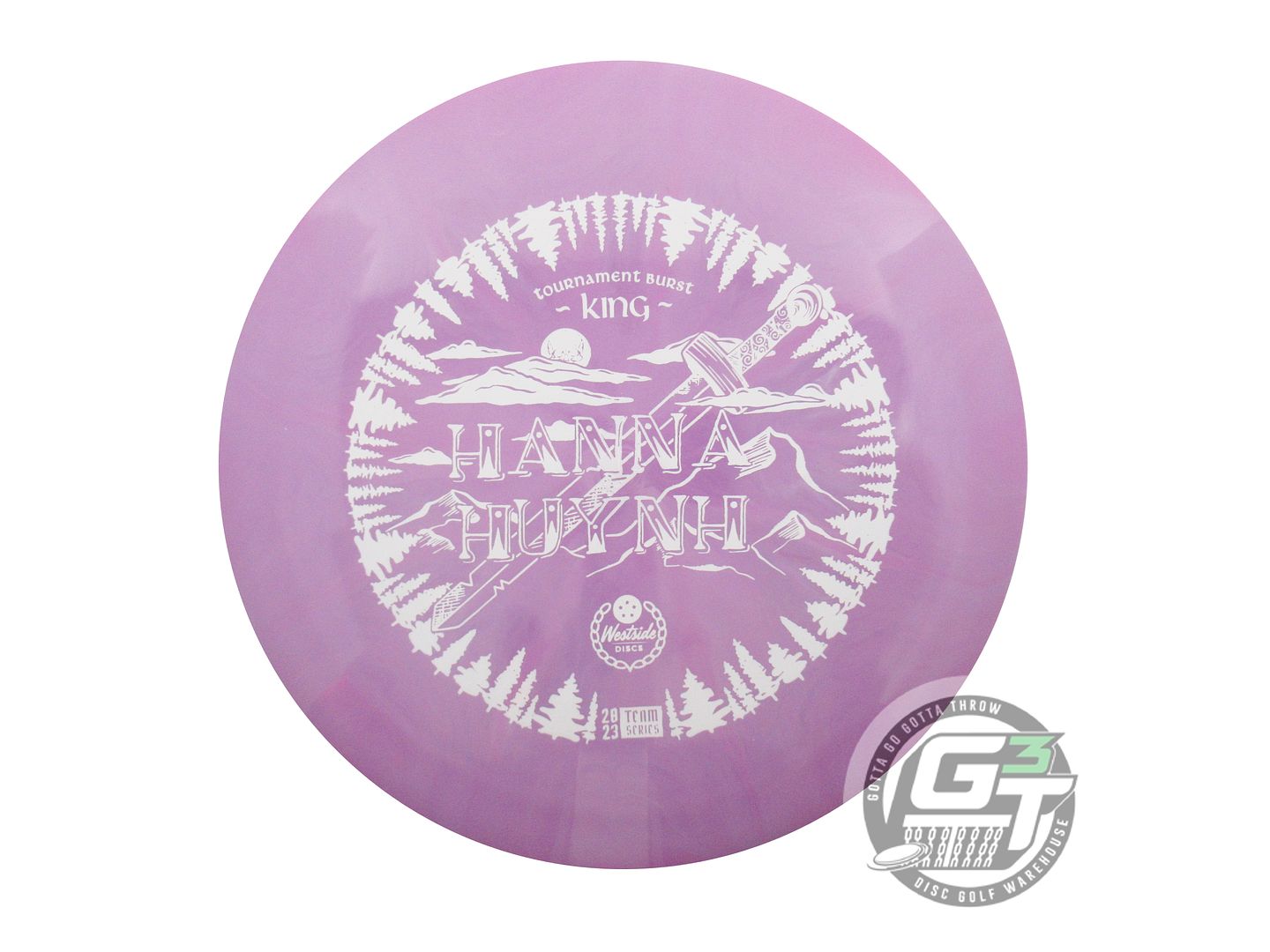 Westside Limited Edition 2023 Team Series Hanna Huynh Tournament Burst King Distance Driver Golf Disc (Individually Listed)