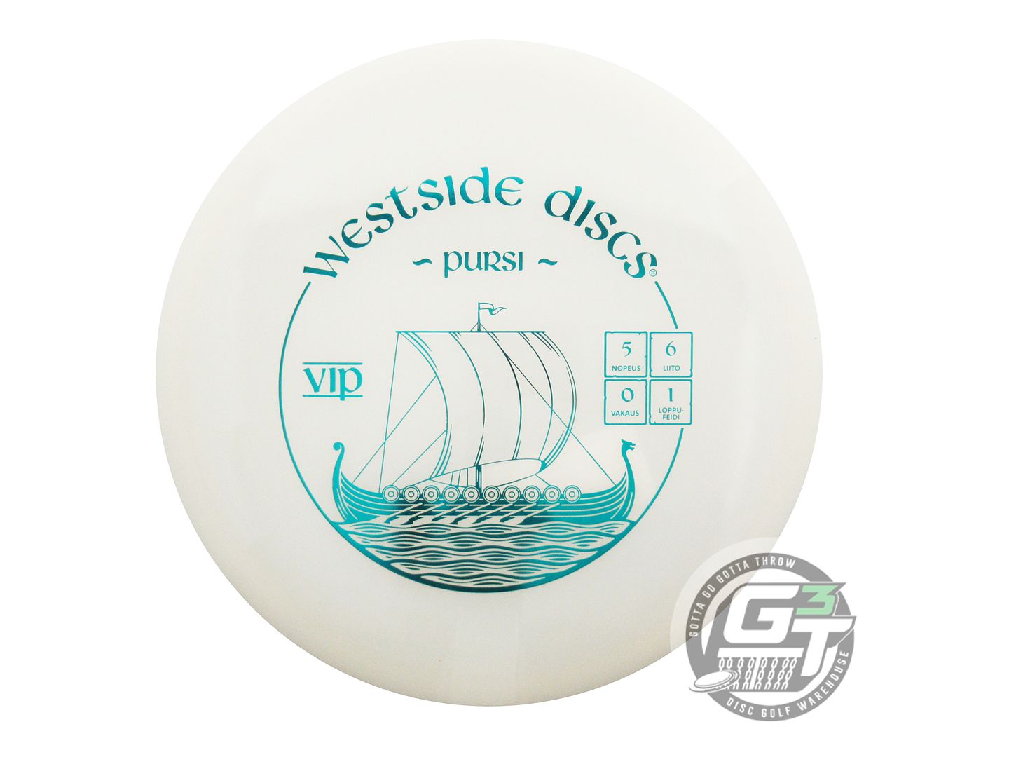 Westside Finnish Stamp VIP Warship Midrange Golf Disc (Individually Listed)